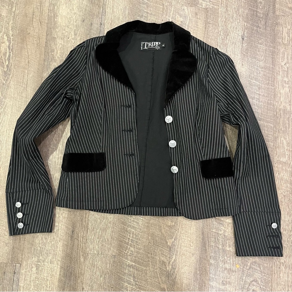 Y2K Tripp nyc striped blazer
